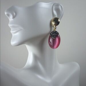 Crystal drop earring